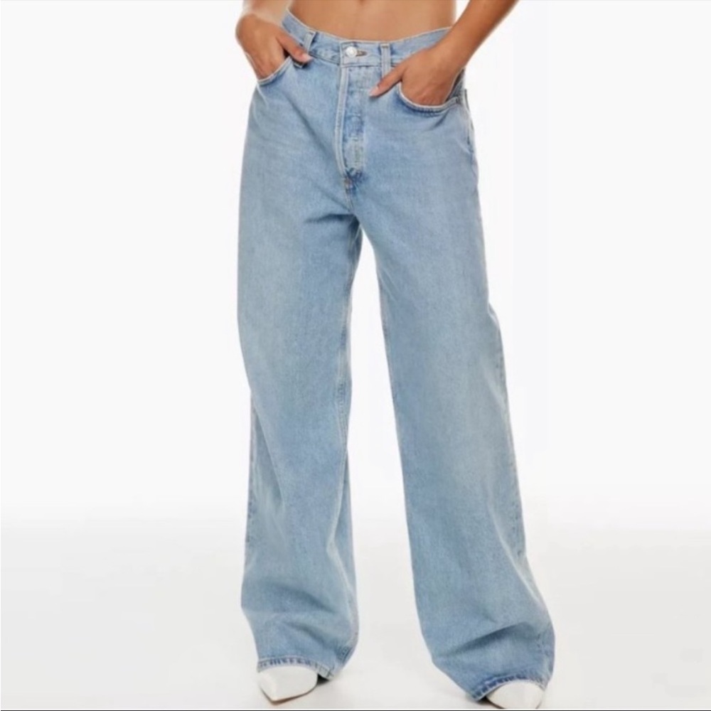 Agolde low rise wide leg women’s jeans